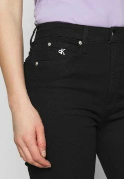 Calvin Klein Jeans HIGH RISE ANKLE - Jeans Skinny - Denim Black -Calvin Klein Elegant Magasin 93fb52bbd48f4be3ad26591d2cdd0a20