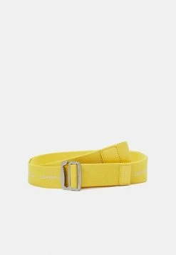 Calvin Klein Jeans OFF-DUTY SLIDER BELT - Ceinture - Super Lemon