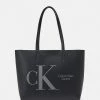 Calvin Klein Jeans SCULPTED SHOPPER - Cabas - Black
