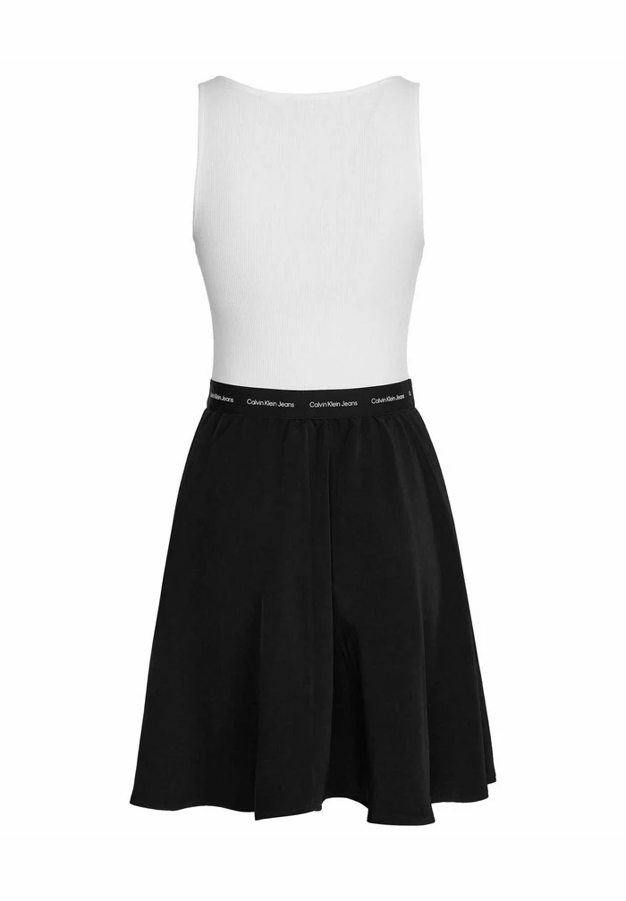 Calvin Klein Jeans CONTRAST TAPE ELASTIC - Robe De Jour - Weiss 6 Calvin Klein Jeans CONTRAST TAPE ELASTIC - Robe De Jour - Weiss – Image 6