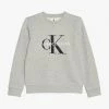 Calvin Klein Jeans MONOGRAM LOGO - Sweatshirt - Light Grey Heather