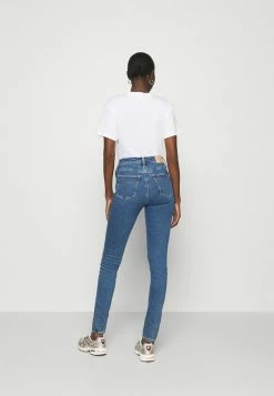 Calvin Klein Jeans HIGH RISE SKINNY - Jeans Skinny - Blue -Calvin Klein Elegant Magasin 972f2c7812e245faa9b4e1d07475f78f
