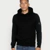 Calvin Klein Jeans MONOGRAM SLEEVE BADGE HOODIE - Sweat à Capuche - Black