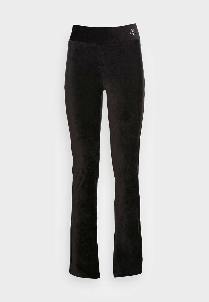 Calvin Klein Jeans VELVET SKINNY PANTS - Pantalon Classique - Black 4 Calvin Klein Jeans VELVET SKINNY PANTS - Pantalon Classique - Black – Image 4