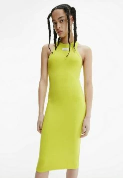 Calvin Klein Jeans Robe Fourreau - Lemon Lime