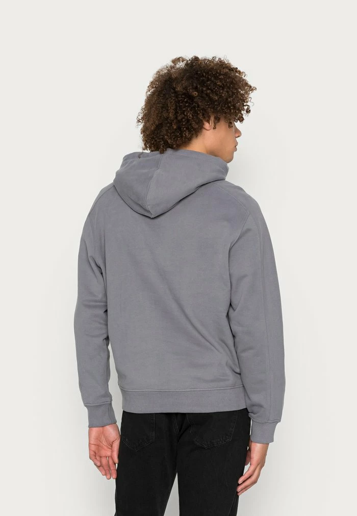 Calvin Klein Jeans MICRO BRANDING HOODIE - Sweat à Capuche - Fossil Grey 3 Calvin Klein Jeans MICRO BRANDING HOODIE - Sweat à Capuche - Fossil Grey – Image 3