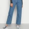 Calvin Klein Jeans STRAIGHT ANKLE - Jean Boyfriend - Denim Light
