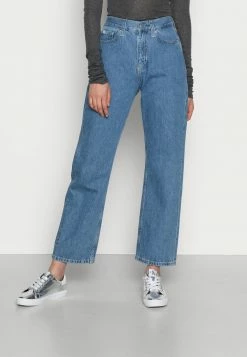 Calvin Klein Jeans STRAIGHT ANKLE - Jean Boyfriend - Denim Light