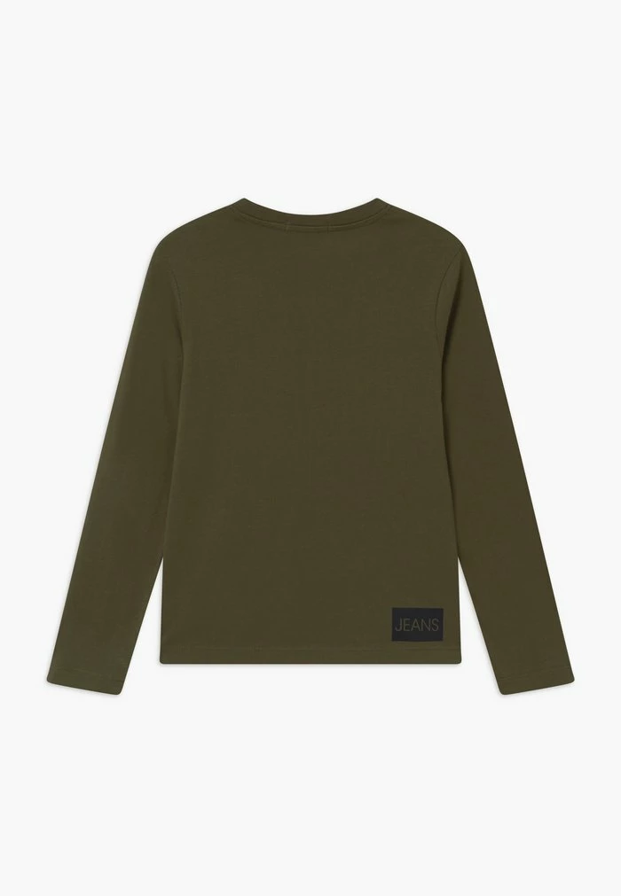 Calvin Klein Jeans INSTITUTIONAL UNISEX - T-shirt à Manches Longues - Green 2 Calvin Klein Jeans INSTITUTIONAL UNISEX - T-shirt à Manches Longues - Green – Image 2