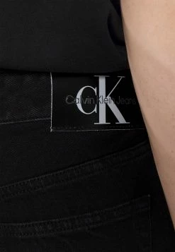 Calvin Klein Jeans STRAIGHT - Jean Droit - Denim Black -Calvin Klein Elegant Magasin 998eec34b8574f678713f2fdebe364ee