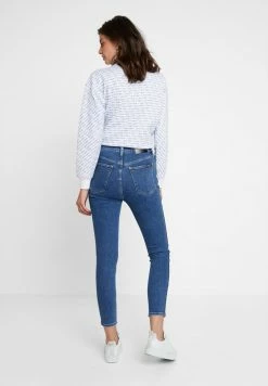 Calvin Klein Jeans 010 HIGH RISE SKINNY ANKLE - Jeans Skinny - Dark Blue Denim 8 Calvin Klein Jeans 010 HIGH RISE SKINNY ANKLE - Jeans Skinny - Dark Blue Denim -Calvin Klein Elegant Magasin 9a1b4a98a6654b959c7e234e86f250e7