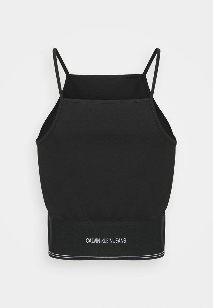 Calvin Klein Jeans MILANO SQUARE NECK STRAPPY - Débardeur - Black 2 Calvin Klein Jeans MILANO SQUARE NECK STRAPPY - Débardeur - Black – Image 2