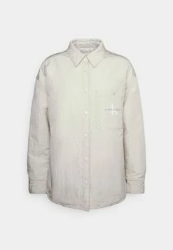 Calvin Klein Jeans CRINKLE REVERSIBLE OVERSHIRT - Veste Mi-saison - Eggshell