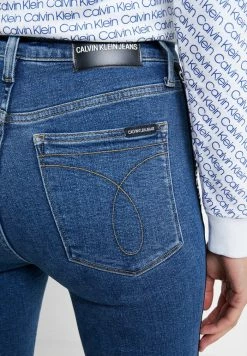 Calvin Klein Jeans 010 HIGH RISE SKINNY ANKLE - Jeans Skinny - Dark Blue Denim 11 Calvin Klein Jeans 010 HIGH RISE SKINNY ANKLE - Jeans Skinny - Dark Blue Denim -Calvin Klein Elegant Magasin 9d5eaa23d703403fab1e7ed0720ed988