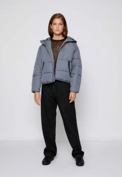 Calvin Klein Jeans BIG LOGO PUFFER - Veste D'hiver - Shining Armor -Calvin Klein Elegant Magasin 9d6c4cc961f94d4788234890e3e0d3aa