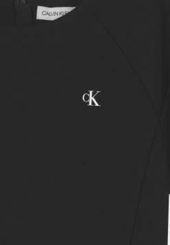 Calvin Klein Jeans INTARSIA LOGO WAIST DRESS - Robe En Jersey - Black -Calvin Klein Elegant Magasin 9d7ed0da462e4c0ab097bae9ba76ab6e