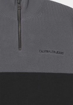 Calvin Klein Jeans BLOCK ZIP UP - Pullover - Black 5 Calvin Klein Jeans BLOCK ZIP UP - Pullover - Black -Calvin Klein Elegant Magasin 9ef4fe113e7a4bd3827e73234489226b