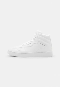 Calvin Klein Jeans BASKETBALL CUPSOLE MID - Baskets Montantes - Bright White