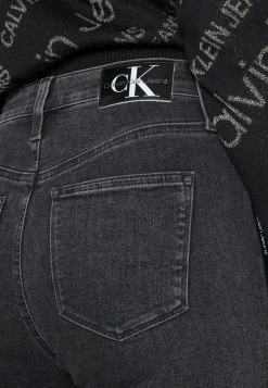 Calvin Klein Jeans HIGH RISE SUPER ANKLE - Jeans Skinny - Denim Black -Calvin Klein Elegant Magasin 9f58733d8ae74af2a4942353cb110536
