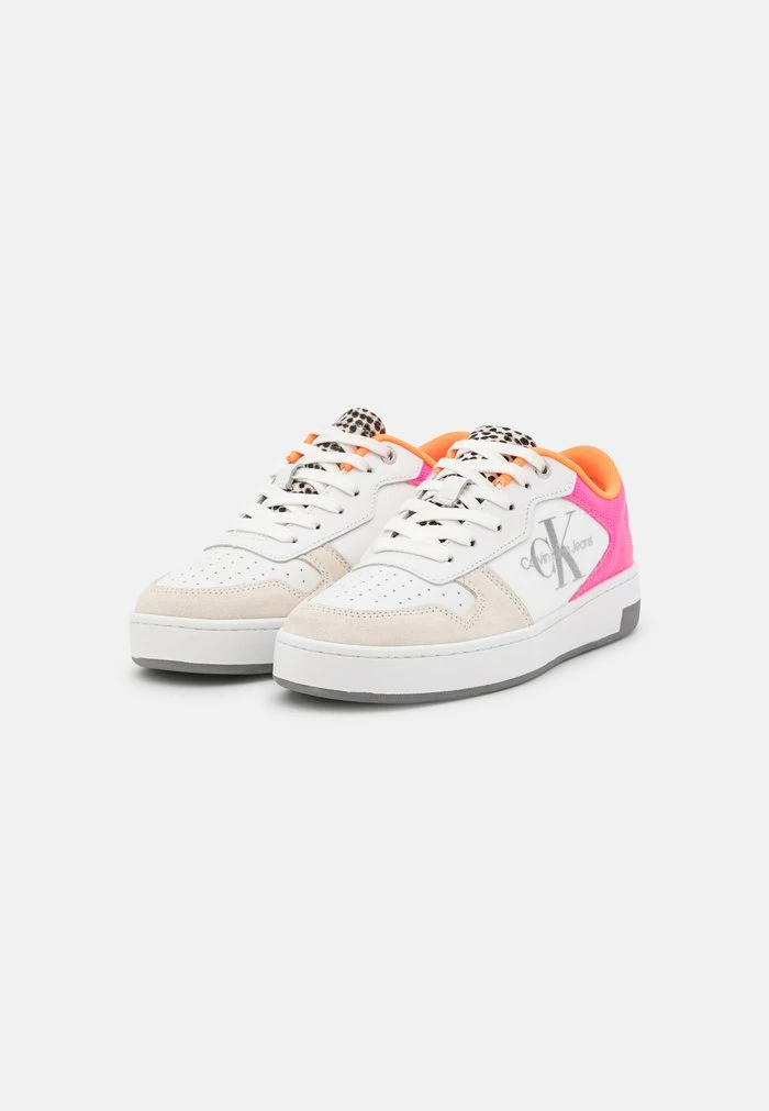 Calvin Klein Jeans BASKETBALL CUPSOLE - Baskets Basses - White/party Pink 3 Calvin Klein Jeans BASKETBALL CUPSOLE - Baskets Basses - White/party Pink – Image 3