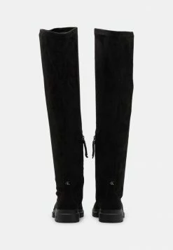 Calvin Klein Jeans CLEATED HIGH BOOT - Cuissardes - Black -Calvin Klein Elegant Magasin a0cdaaf2a05f4a78a291fe5caf84c500