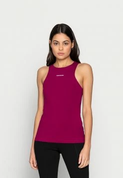 Calvin Klein Jeans MICRO BRANDINGTANK - Débardeur - Purple
