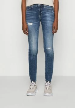 Calvin Klein Jeans MID RISE SKINNY - Jeans Skinny - Denim Dark