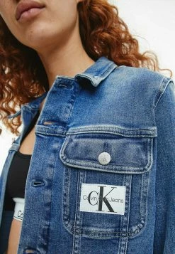 Calvin Klein Jeans Veste En Jean - Denim Medium -Calvin Klein Elegant Magasin a1baa0d5a87649e9933669a97ce68593