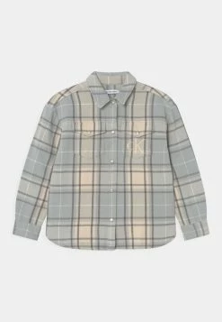 Calvin Klein Jeans CHECK - Chemisier - Grey Check