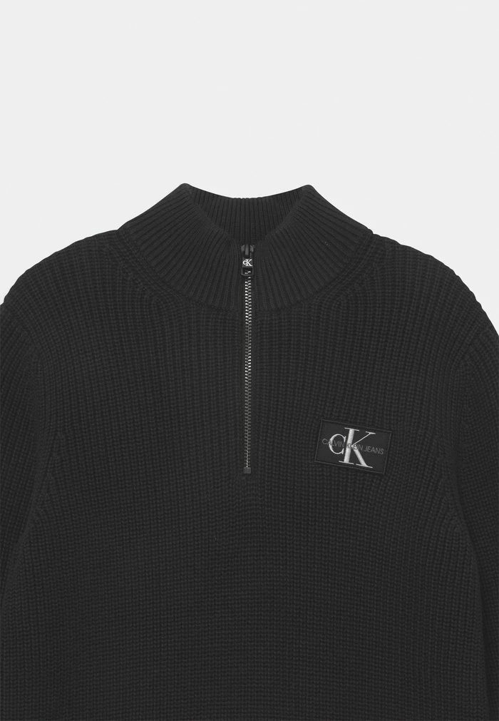 Calvin Klein Jeans ZIP UP BADGE - Pullover - Black 3 Calvin Klein Jeans ZIP UP BADGE - Pullover - Black – Image 3