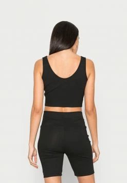 Calvin Klein Jeans CROP - Débardeur - Black -Calvin Klein Elegant Magasin a2d71bdf4dd54a579c3e31808b0b27bc