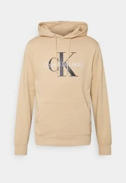 Calvin Klein Jeans SEASONAL MONOLOGO REGULAR HOODIE - Sweat à Capuche - Tawny Sand