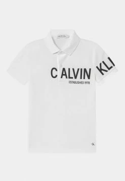 Calvin Klein Jeans HERO LOGO FITTED - Polo - Bright White