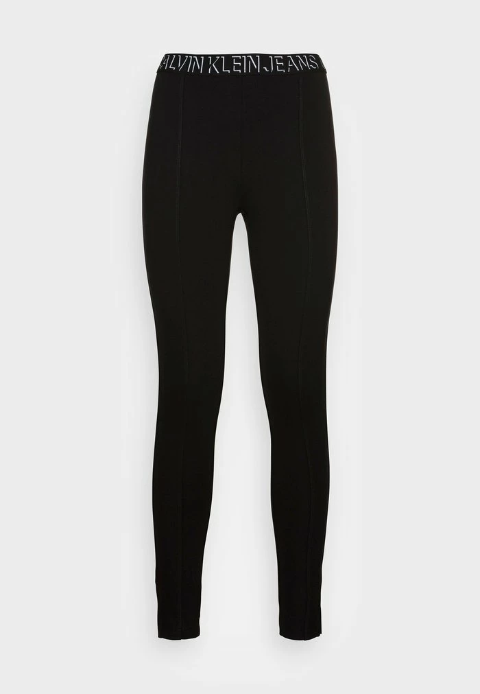 Calvin Klein Jeans MILANO LOGO ELASTIC - Legging - Black 4 Calvin Klein Jeans MILANO LOGO ELASTIC - Legging - Black – Image 4