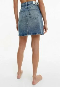 Calvin Klein Jeans Jupe Trapèze - Denim Medium -Calvin Klein Elegant Magasin a57e7d92e8a9452eb32a63491d7c18e6