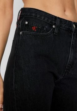 Calvin Klein Jeans HIGH RISE STRAIGHT - Jean Droit - Denim Black -Calvin Klein Elegant Magasin a6935f60c27e419ca6bbe9735a51f740