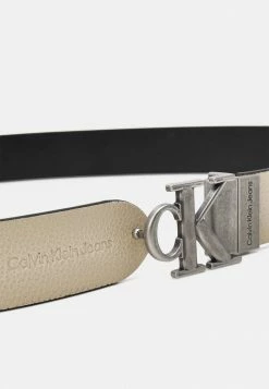 Calvin Klein Jeans MONO HARDWARE BELT - Ceinture - Black/eggshell -Calvin Klein Elegant Magasin a6adf297f87e4c4a8437ecdc6d303fdb