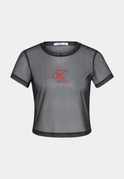 Calvin Klein Jeans BABY TEE - T-shirt Imprimé - Black 12 Calvin Klein Jeans BABY TEE - T-shirt Imprimé - Black -Calvin Klein Elegant Magasin a6f0cbf408fe4012ad8610f20cfcb089