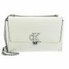 Calvin Klein Jeans MINIMAL MONOGRAM FLAP - Sac Bandoulière - Warm White