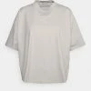 Calvin Klein Jeans TWO TONE MONOGRAM TEE - T-shirt Imprimé - Eggshell