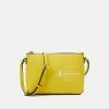 Calvin Klein Jeans SCULPTED CAMERA POUCH TWO TONE - Sac Bandoulière - Super Lemon