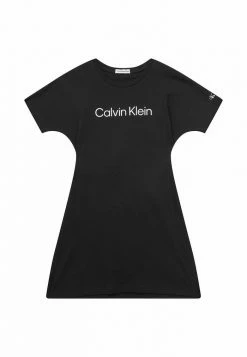 Calvin Klein Jeans METALLIC LOGO - Robe De Jour - Ck Black -Calvin Klein Elegant Magasin a87b5fdf939f4ff9bf18b628ee86bfc4