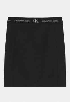 Calvin Klein Jeans TAPE SKIRT - Minijupe - Black