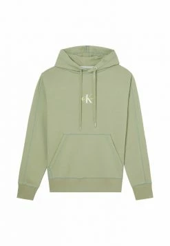 Calvin Klein Jeans MONOGRAM LOGO - Sweat à Capuche - Faded Olive -Calvin Klein Elegant Magasin a8cc21bc0a354d26ab0bcc04da9c116e