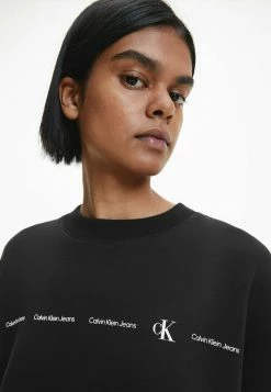Calvin Klein Jeans RELAXED - Sweatshirt - Ck Black -Calvin Klein Elegant Magasin a963955c4a314b49b04d90167fce6014
