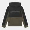 Calvin Klein Jeans BLOCK HOODIE - Sweatshirt - Black
