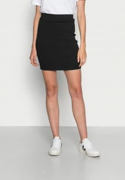 Calvin Klein Jeans MILANO LOGO ELASTIC SKIRT - Minijupe - Black