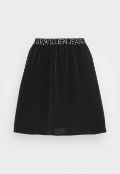 Calvin Klein Jeans LOGO WAISTBANDSKIRT - Minijupe - Black -Calvin Klein Elegant Magasin a99cb513dfc54989b360b8b07091ac80
