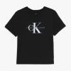 Calvin Klein Jeans MONOGRAM LOGO - T-shirt Imprimé - Black Beauty