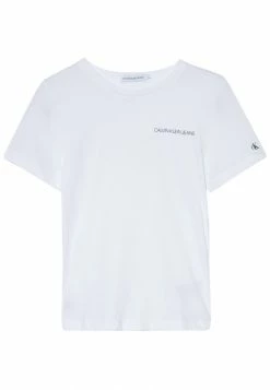 Calvin Klein Jeans CHEST LOGO - T-shirt Imprimé - White -Calvin Klein Elegant Magasin aa3b4410437547f4b5c8ea2d23fd6a24